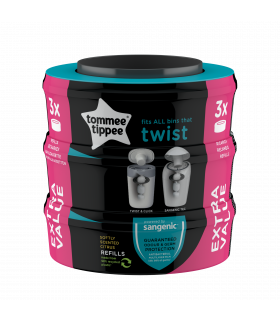 Sangenic Nachfüllkassette Universell (Hygiene Plus) 3 Stück