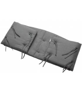 Leander Organic Nestchen für Babybett - Cool Grey