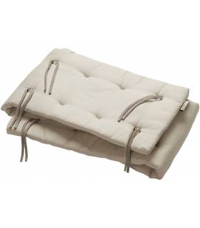 Linea und Luna Nestchen für Babybett - Cappuccino