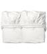 Leander Organic Fix-Leintuch für Babybett 2 Stück - Snow