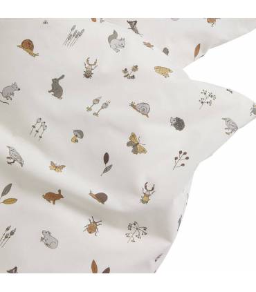 Leander Bettwäsche Forrest 100x135 cm - Cappuccino