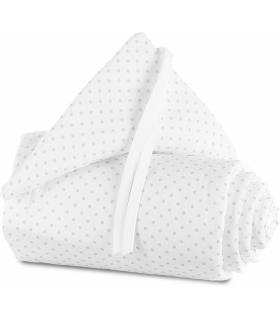 Babybay Original Nestchen Weiss Punkte-Grau
