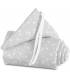 Babybay Original Nestchen - Grau Punkte Weiss
