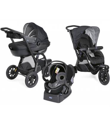 Chicco Trio Activ 3 Jet Black (Kinderwagen Komplettangebot)
