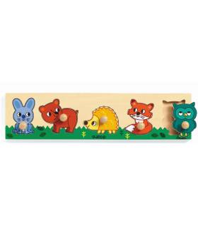 Djeco Steckpuzzle Pradera