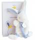 Doudou Schmusetuch mit Schnullerkette - Hase Matrose