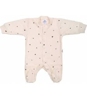 Zewi BÃ©bÃ©-Jou Kombi Frottee Strampler Classic Hearts