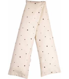 Zewi BÃ©bÃ©-Jou Baby- Lagerungskissen gerade 125cm  (Mit Bezug) Classic Hearts