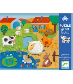 Djeco Puzzle Zum Ertasten Tactiloferme