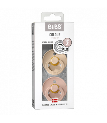 Bibs Nuggi Size 2 - Vanilla & Blush