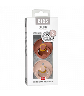 Bibs Nuggi Size 2 - Woodchuck & Blush