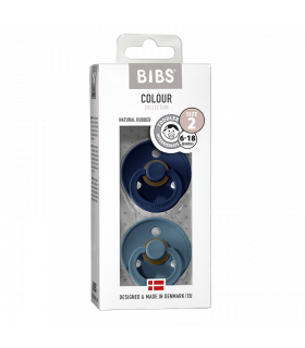 Bibs Nuggi Size 2 - Deep Space & Petrol