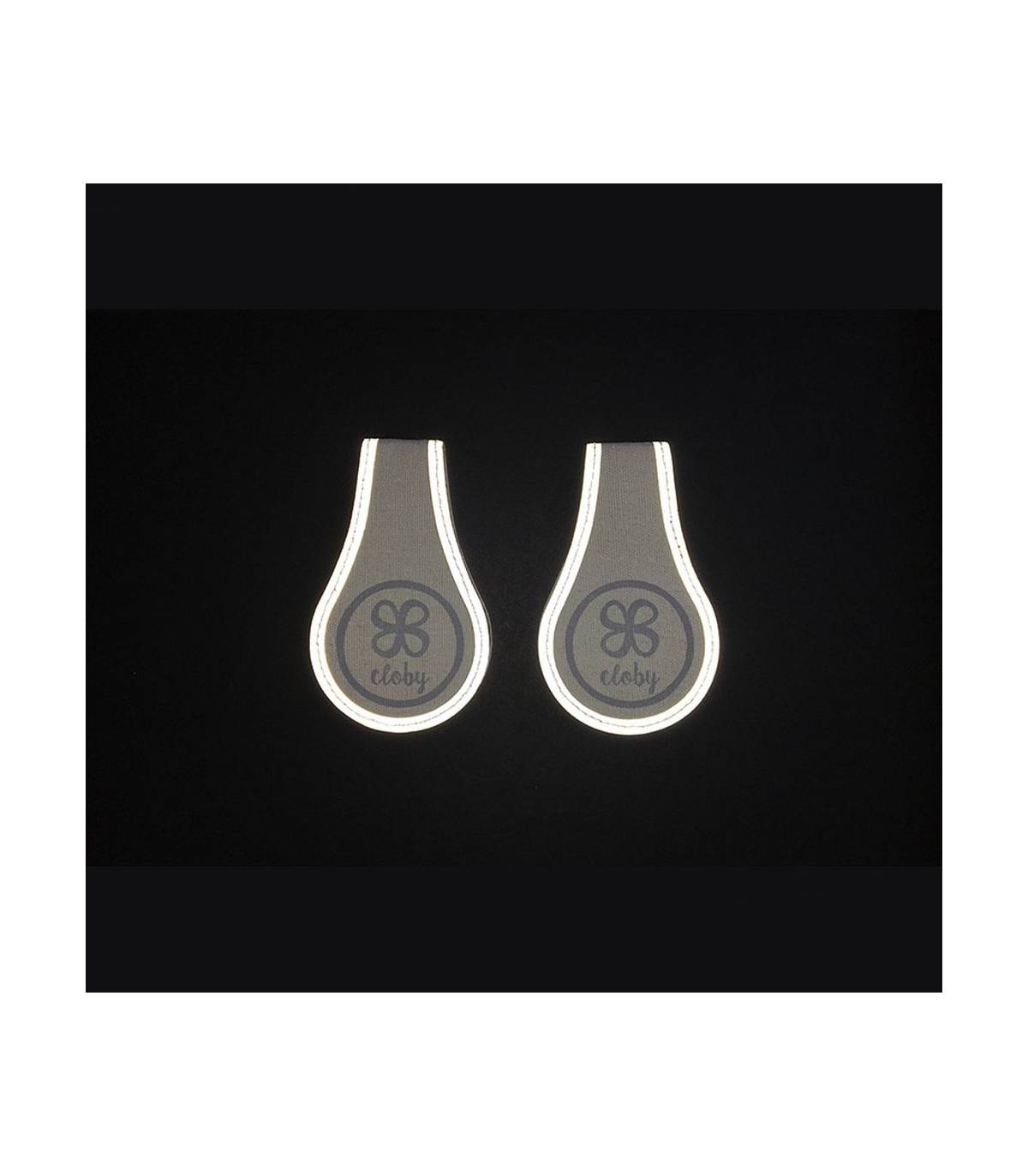 Cloby Leder Magnetclips 2er Set – Kinderwagen Clips