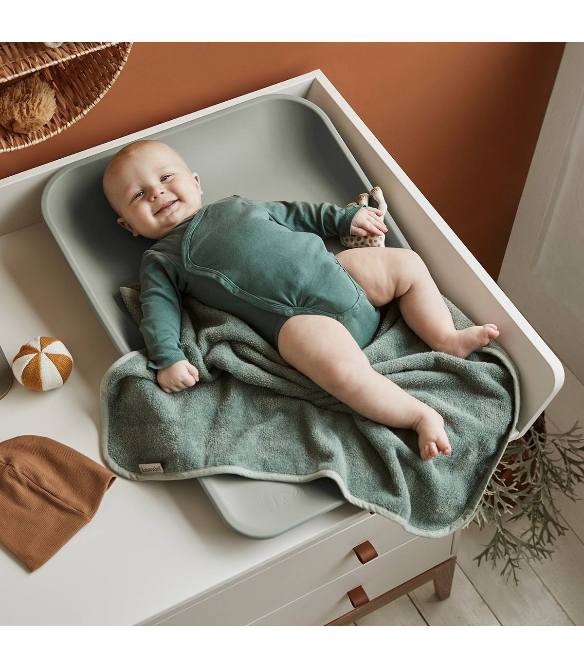 Leander Matty Wickelkissen - hygienische Wickelauflage
