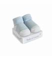 Doudou Babysocken Blau Streifen