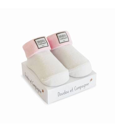 Doudou Babysocken Rosa