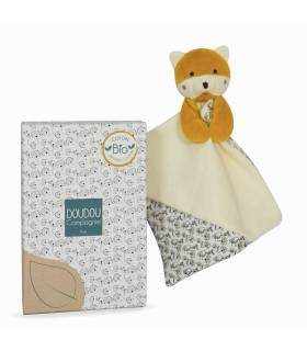 Doudou Bio Schnuffeltuch Fuchs Weiss