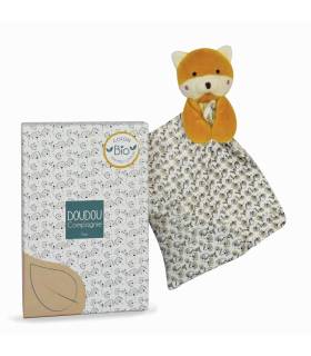 Doudou Bio Schnuffeltuch Fuchs Grau