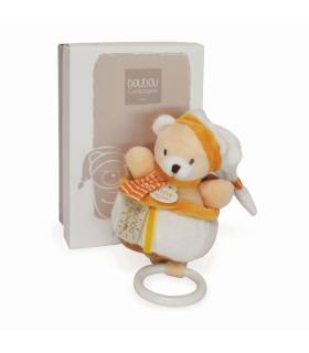 Doudou Spieluhr Bär Orange