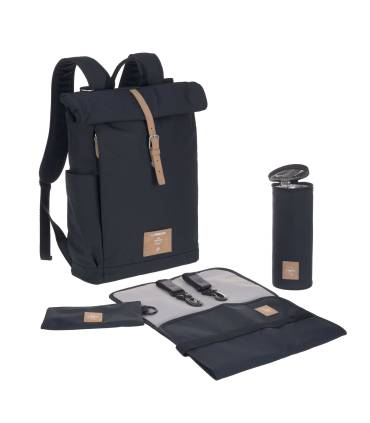 Lässig 4-Family GREEN Label Rolltop Rucksack Night Blue