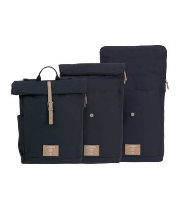 Lässig 4-Family GREEN Label Rolltop Rucksack Night Blue