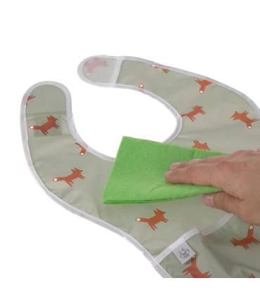 Lässig Lätzchen mit Auffangschutz Fox