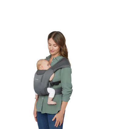 Ergobaby Embrace Soft Air Mesh Babytrage Washed Black