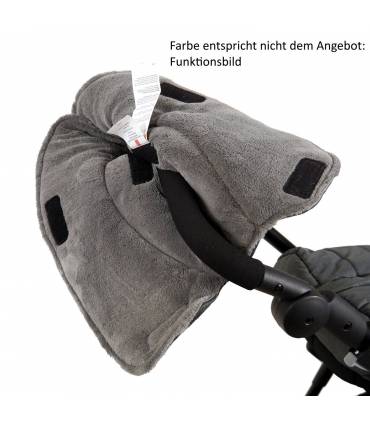Kaiser Handwärmer Alaska Fleece schwarz/melange