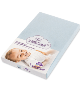 Träumeland Spannbetttuch Jersey 75x100/100x100 cm (Für Laufgittereinlage)