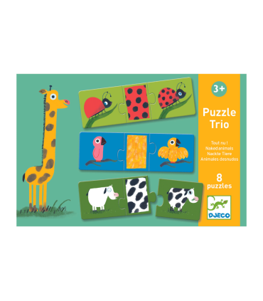 Djeco Puzzle Trio Tiere