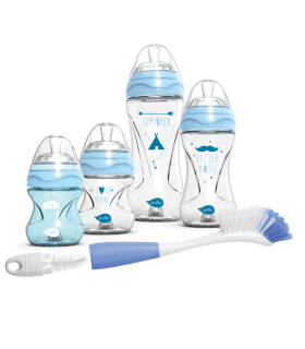 Nuvita Babyflaschen Starter-Set Blau