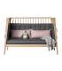 Sofa-Set für Luna Babybett 140 cm Cool Grey