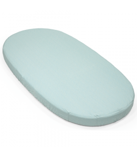 Stokke Sleepi Bett V3 Spannbettlaken Dots Sage