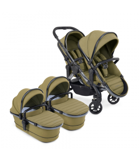 iCandy Peach 7 Zwillingswagen Olive Green Phantom
