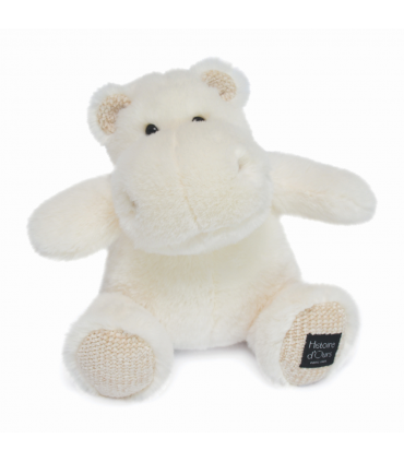 Doudou Hippo 25cm Elfenbein