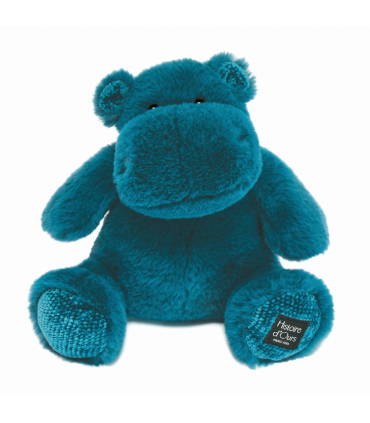 Doudou Hippo 25cm Türkis