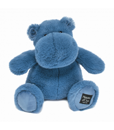 Doudou Hippo 25cm Blau