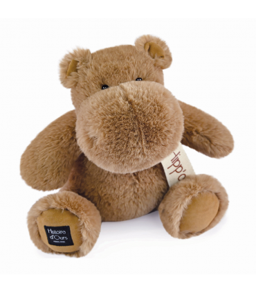 Doudou Hippo 25cm Schokolade