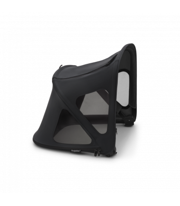 Bugaboo Fox Sonnendach mit Lüftungsfenster Midnight Black