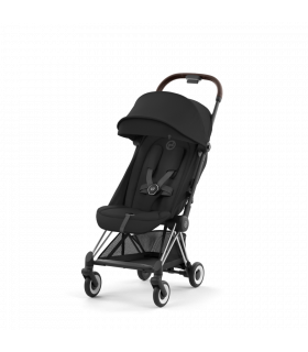 Cybex Coya Chrome Dark Brown Sepia Black