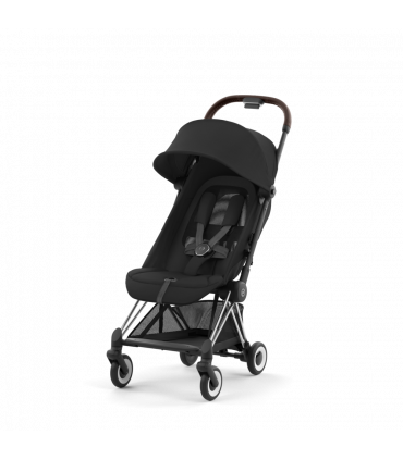 Cybex Coya Chrome Dark Brown Sepia Black