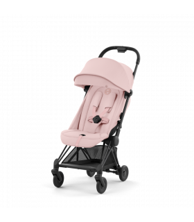Cybex Coya Matt Black Peach Pink