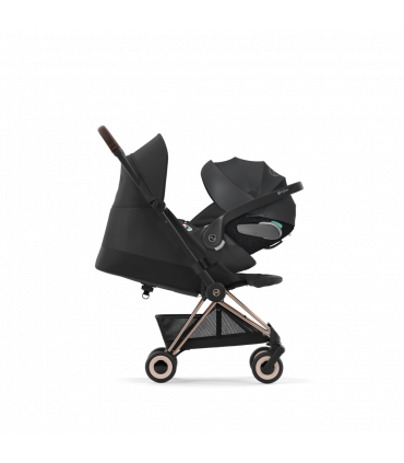 Cybex Coya Rosegold Sepia Black