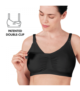 Medela 3-in-1 Still- und Abpump BH Schwarz