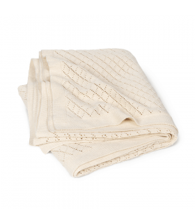 Moonboon Baby Strickdecke Diamant Nature