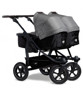 TFK Duo 2 Kombikinderwagen Luftrad Premium Grau