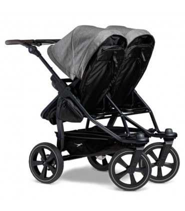 TFK Duo 2 Kombikinderwagen Luftkammerrad Premium Grau