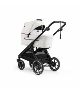 Emmaljunga Sento LUX Flat+ White Leatherette