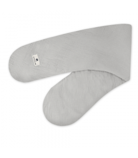 Julius Zöllner Stillkissenbezug Musselin Grau