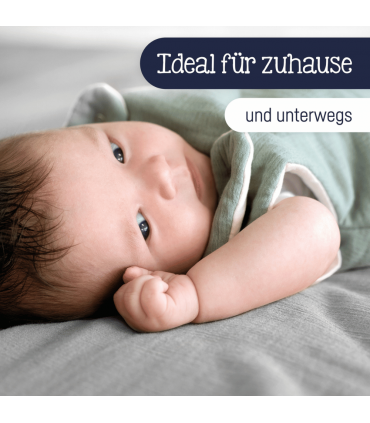 Julius Zöllner Musselin Kuscheldecke Grau